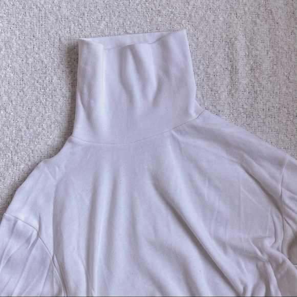 *SOLD* White Turtleneck Top - Picture 2 of 5